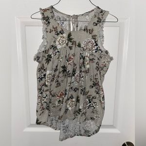 Lucky Brand Floral Tank Top
